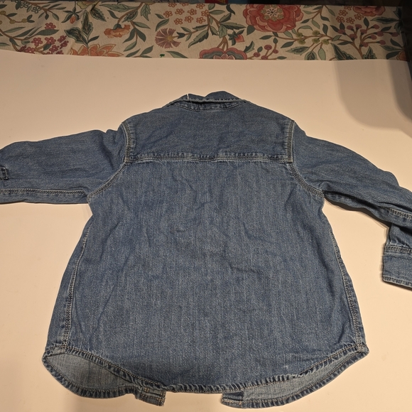 Boys Old Navy Classic Blue Denim Shirt. Size 3t - Picture 6 of 6